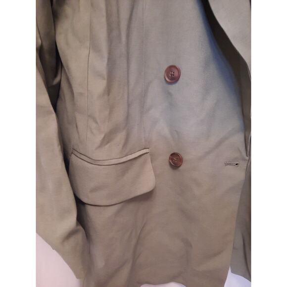 A New Day Women's Double Breasted Blazer Jacket Back Slit Mid Length Xl Nwt - Picture 2 of 3